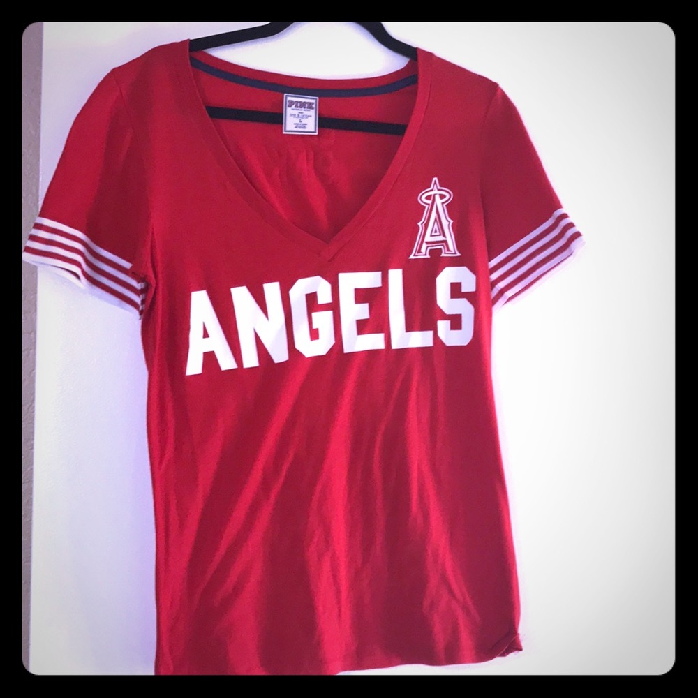 VS Pink MLB Tee Shirt SZ L.